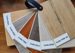 SPC flooring samples